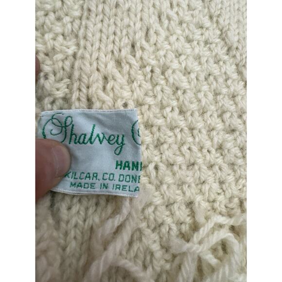 Irish Aran Wool Winter Set Sweater Scarves Mittens Hat Hackett Turpin Ireland - Picture 16 of 16